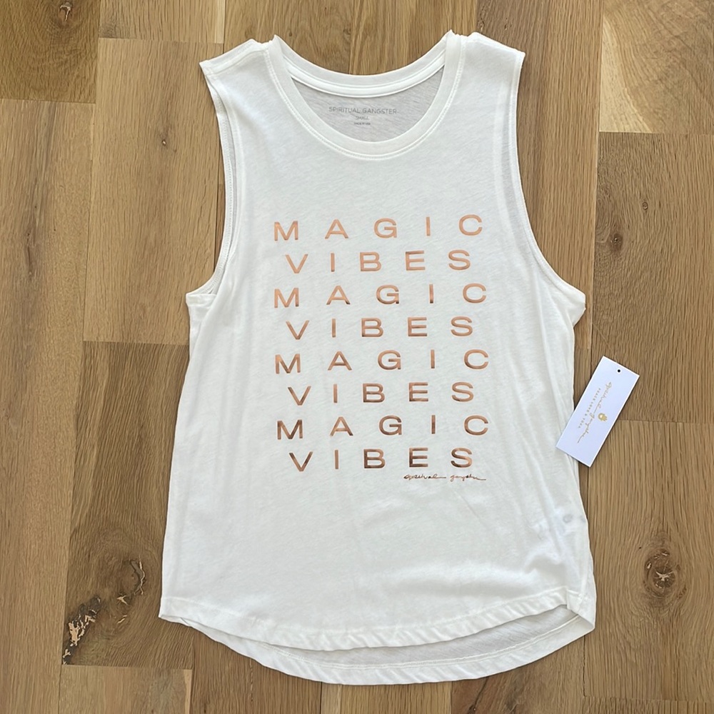 SPIRITUAL GANGSTER TANK | SZ SMALL | NWT | $48 RETAIL